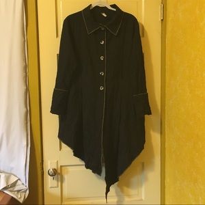 Noblu Boho swing coat artsy lagenlook